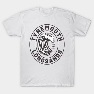 Tynemouth Longsands - Ride the Surf T-Shirt